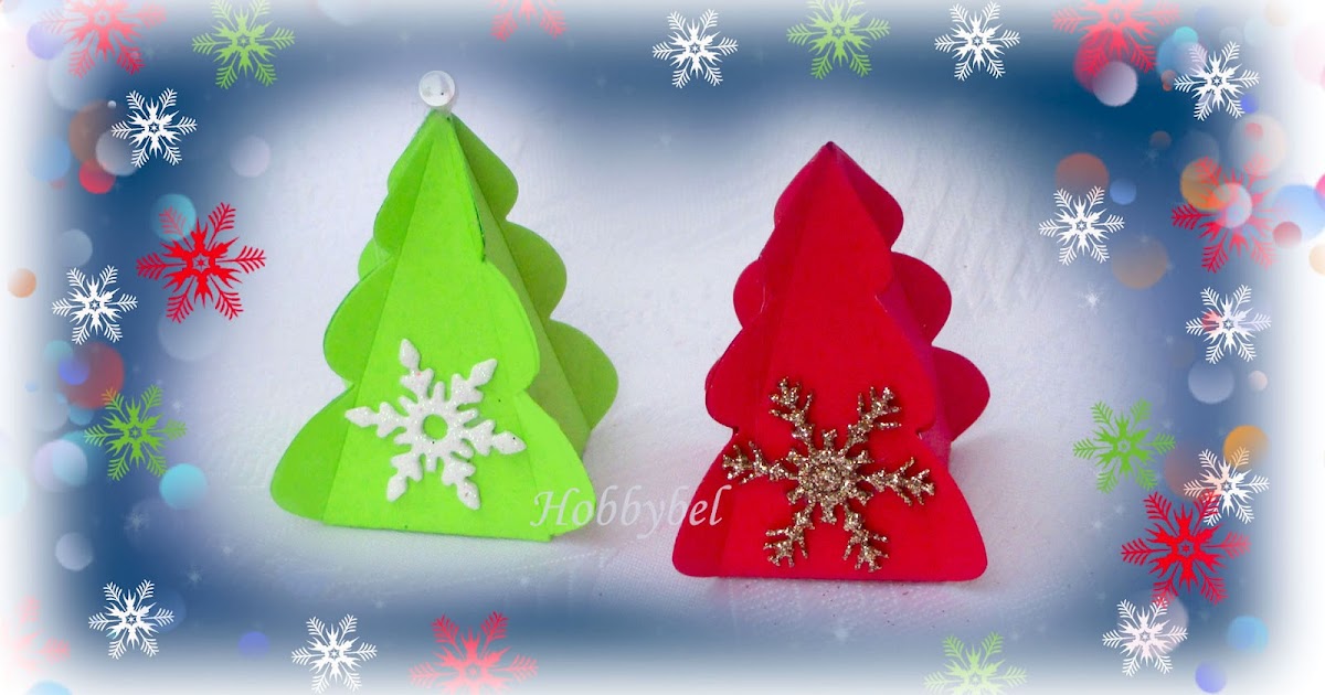 Decorazioni Per Natale Di Carta Segnaposto NATALIZI FAI DA TE: mini ALBERI DI NATALE DI CARTA O