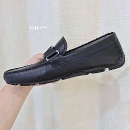 Giày lười nam Salvatore Ferragamo đế bệt siêu cấp GNFE-8118