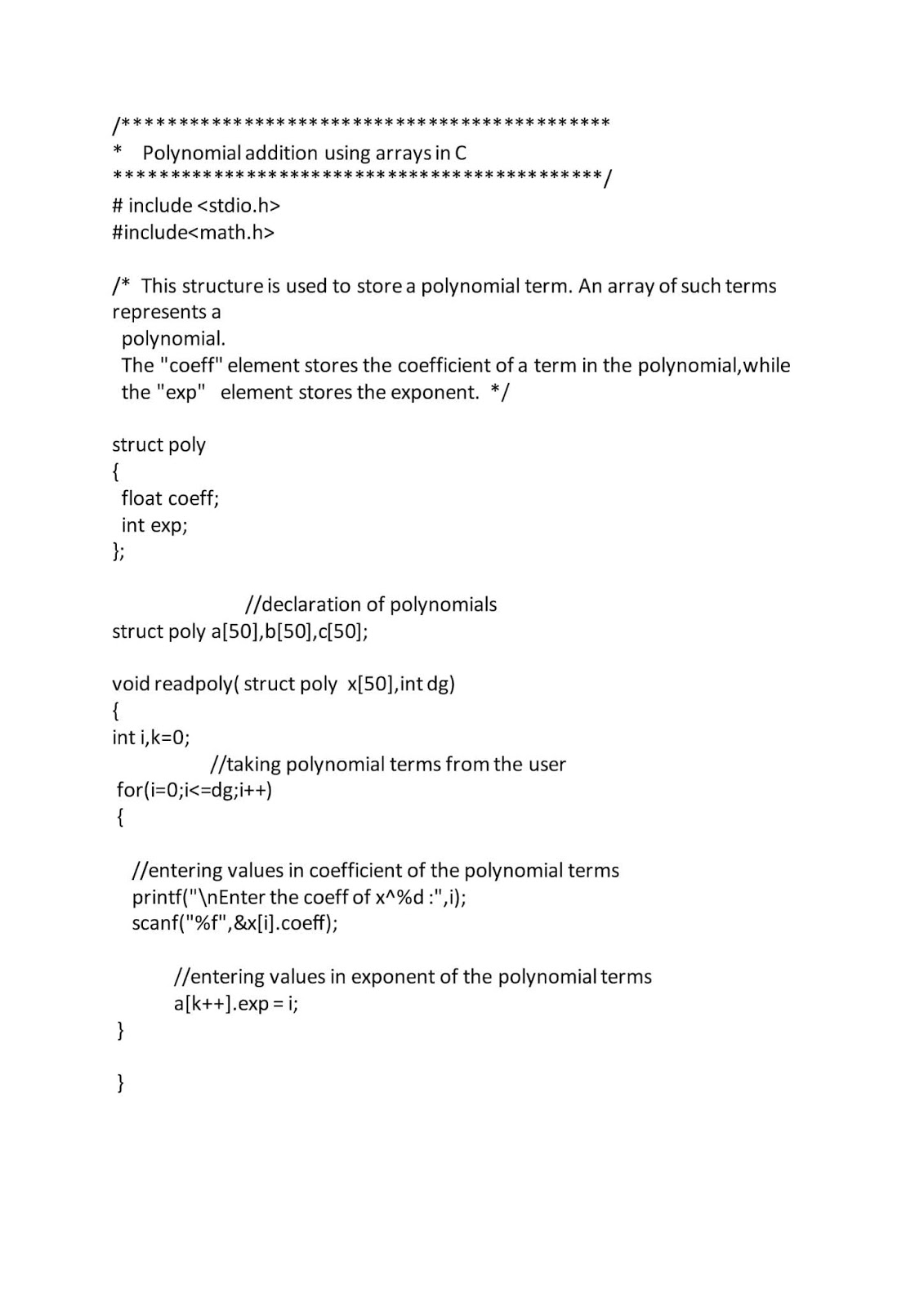 Data structures using C Lab Cycles