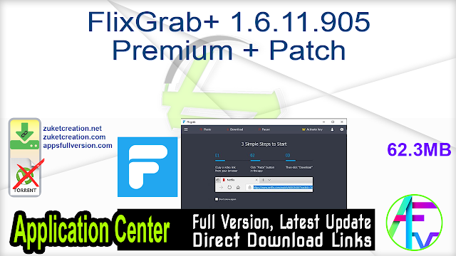 FlixGrab+ 1.6.11.905 Premium + Patch