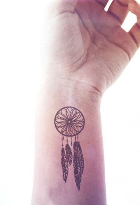 Dream Catcher Tattoo on Wrist