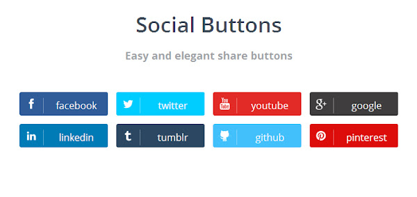 Flat UI Button Animasi Social Buttons Flat UI Button Animasi Social Buttons
