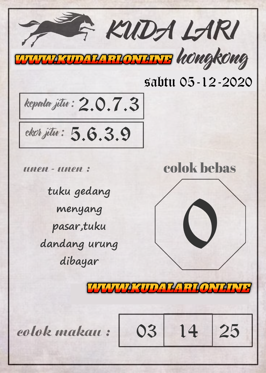Syair Hk Malam Ini Jitu Sabtu 05122020 Bocoran Togel