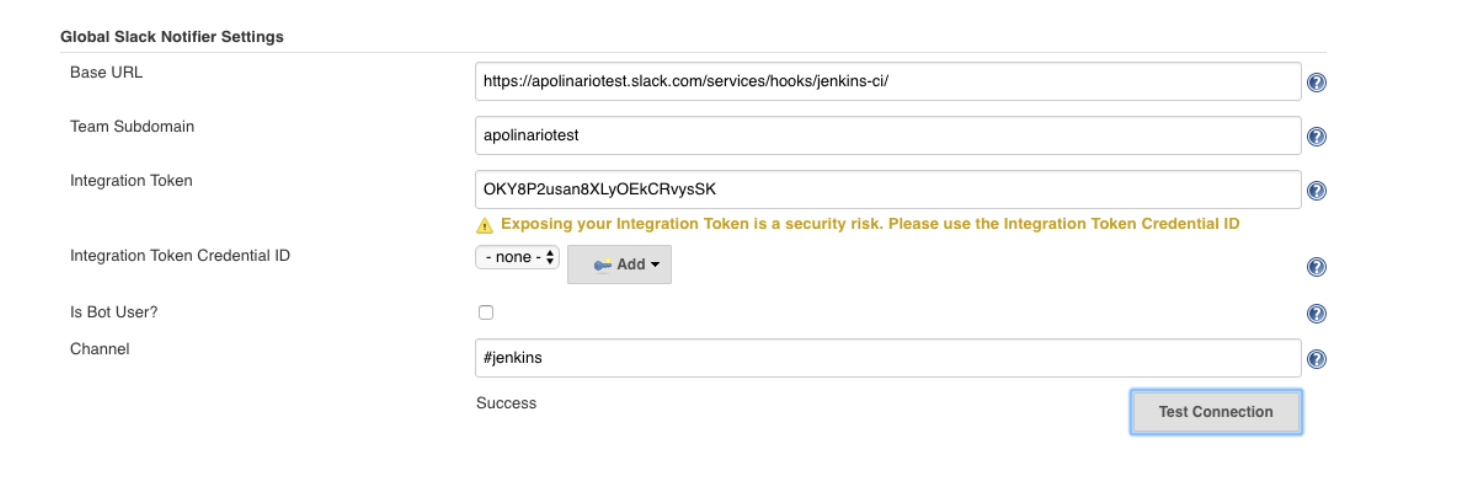 Jenkins slack integration Jenkins slack integration
