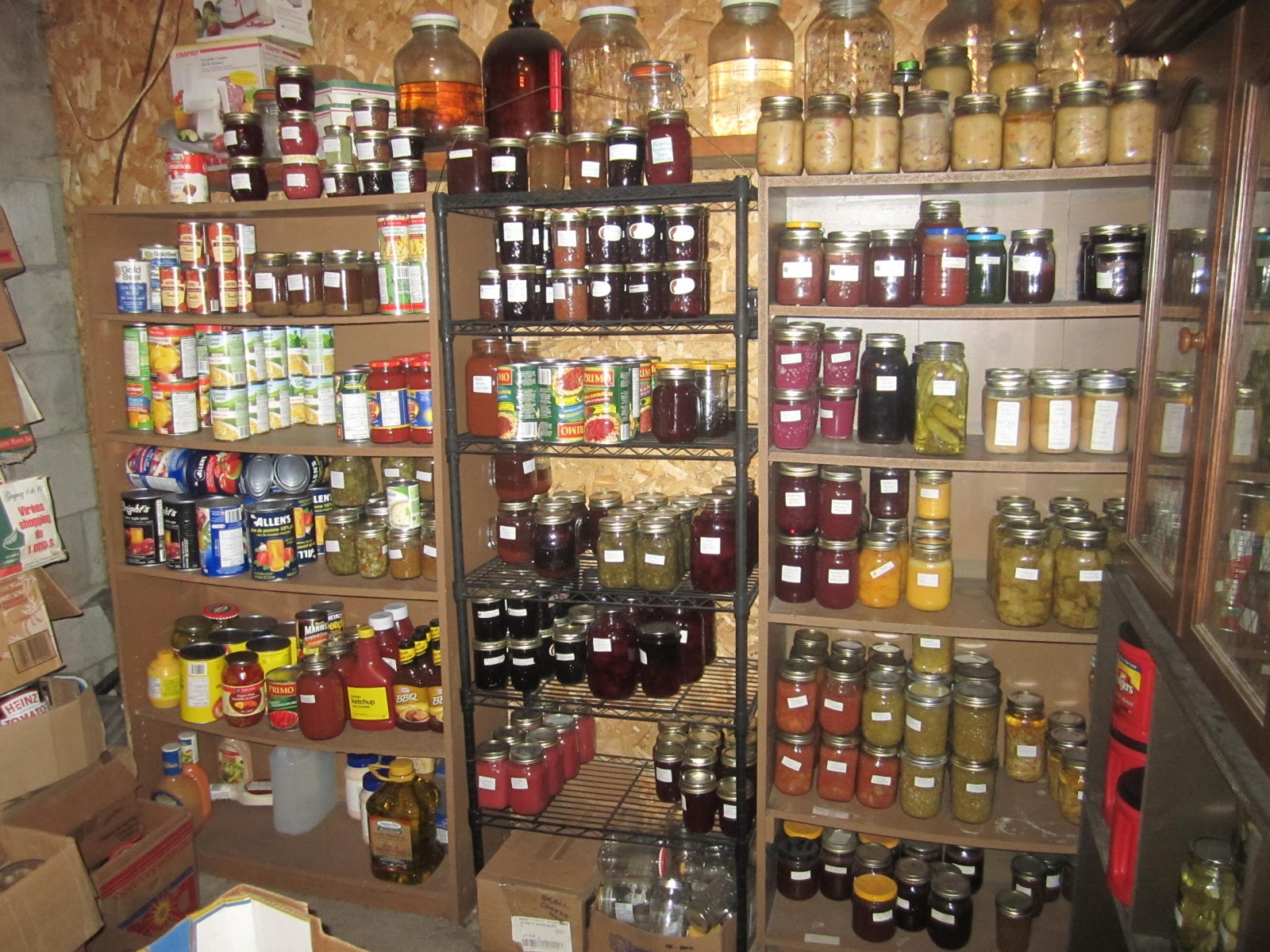 Little House in the Big Wood: Fall Food Storage- Cold Room