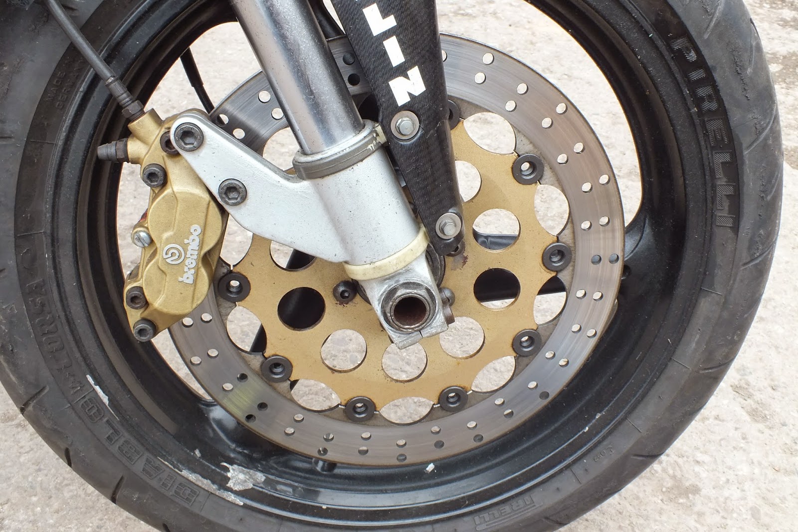 Cagiva Mito 125 Owners Blog Cagiva Mito 125 Brake disc wear limits