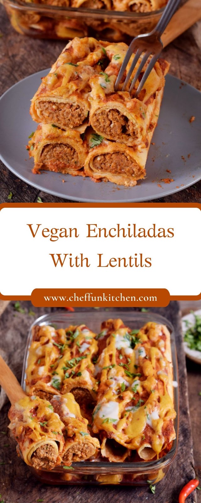 Vegan Enchiladas With Lentils