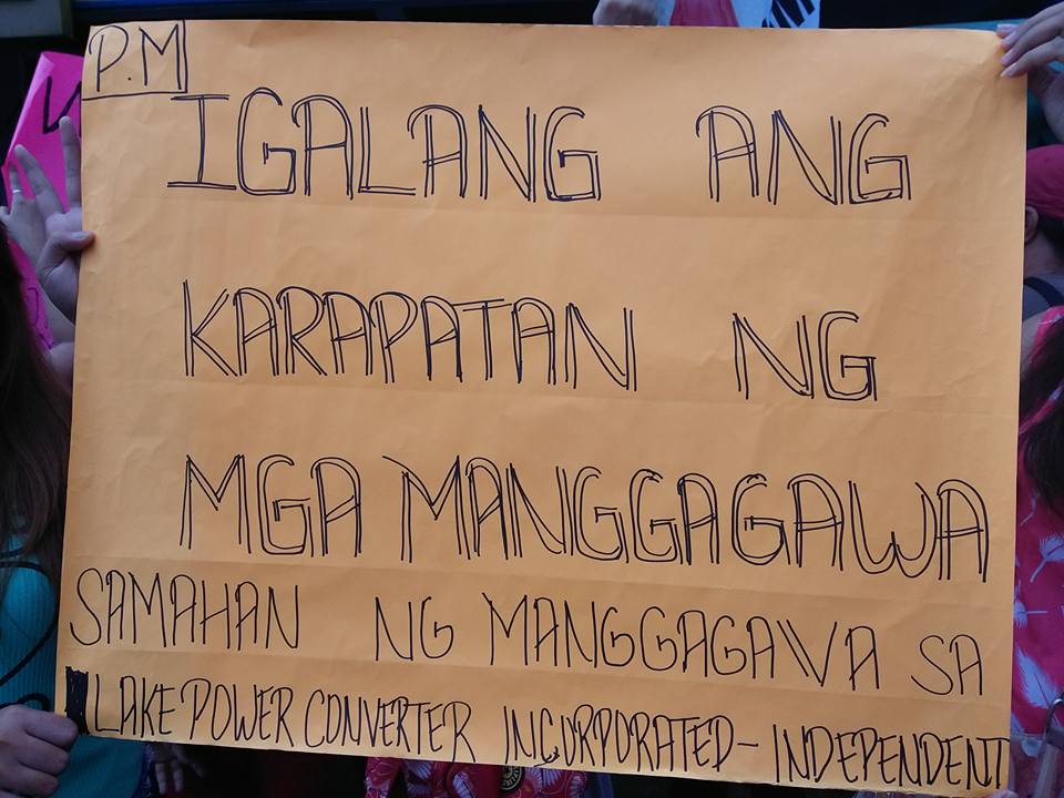 Partido Manggagawa (PM) Lakepower management and union settle dispute