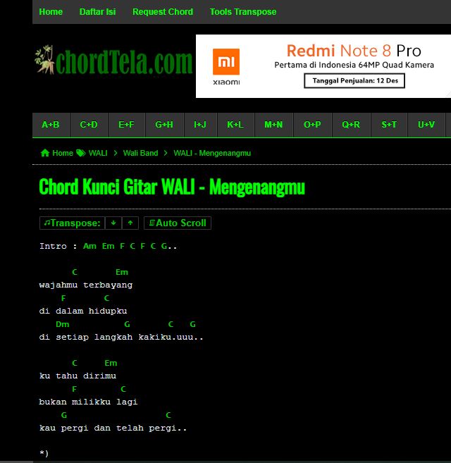 Tempat Mencari Chord Guitar By Online Dan 100 Offline Vkurab