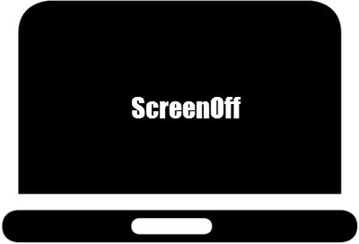 ScreenOff Apague la pantalla de la computadora portátil con Windows