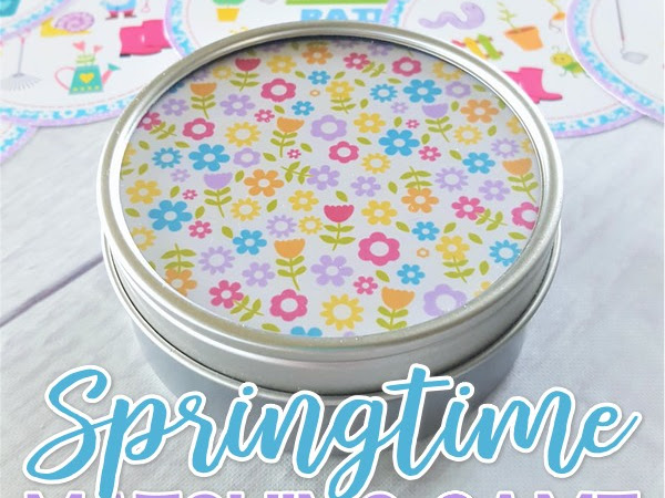 Springtime Seek It - Printable Matching Game!