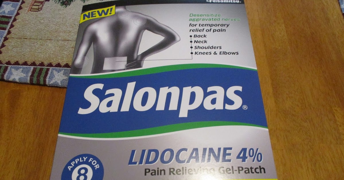 Missy's Product Reviews Salonpas Lidocaine Pain Reliving Gel Patch & More