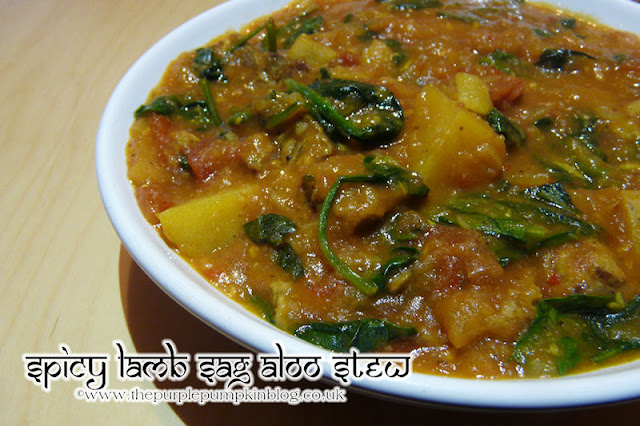 Spicy Lamb Sag Aloo Stew