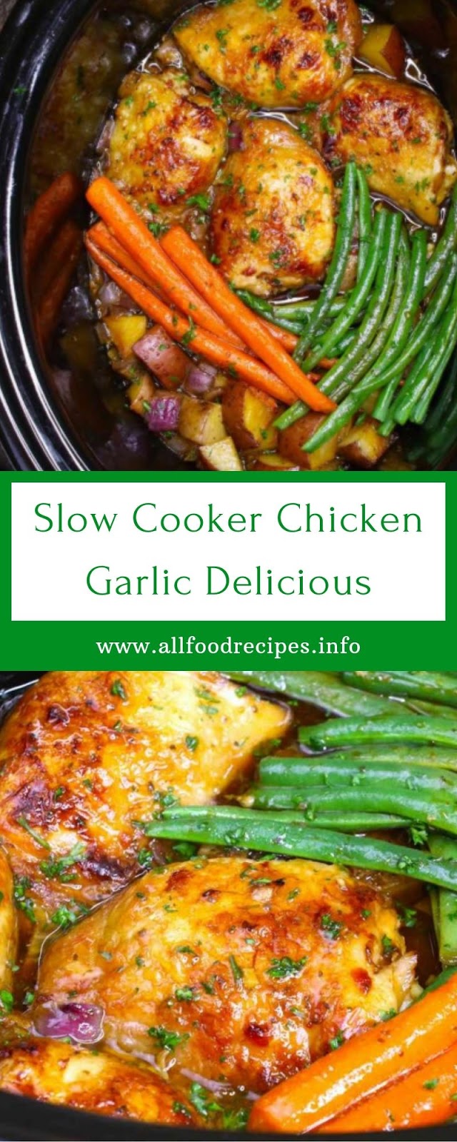 Slow Cooker Chicken Garlic Delicious