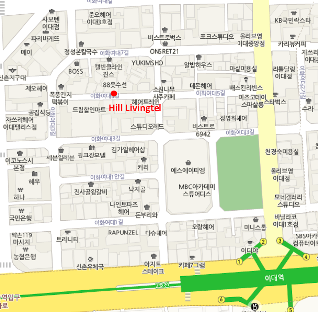 2015,summer 梨大語學堂住宿:힐리빙테考試院_Hill Livingtel - 第1張圖 2015,summer 梨大語學堂住宿:힐리빙테考試院_Hill Livingtel