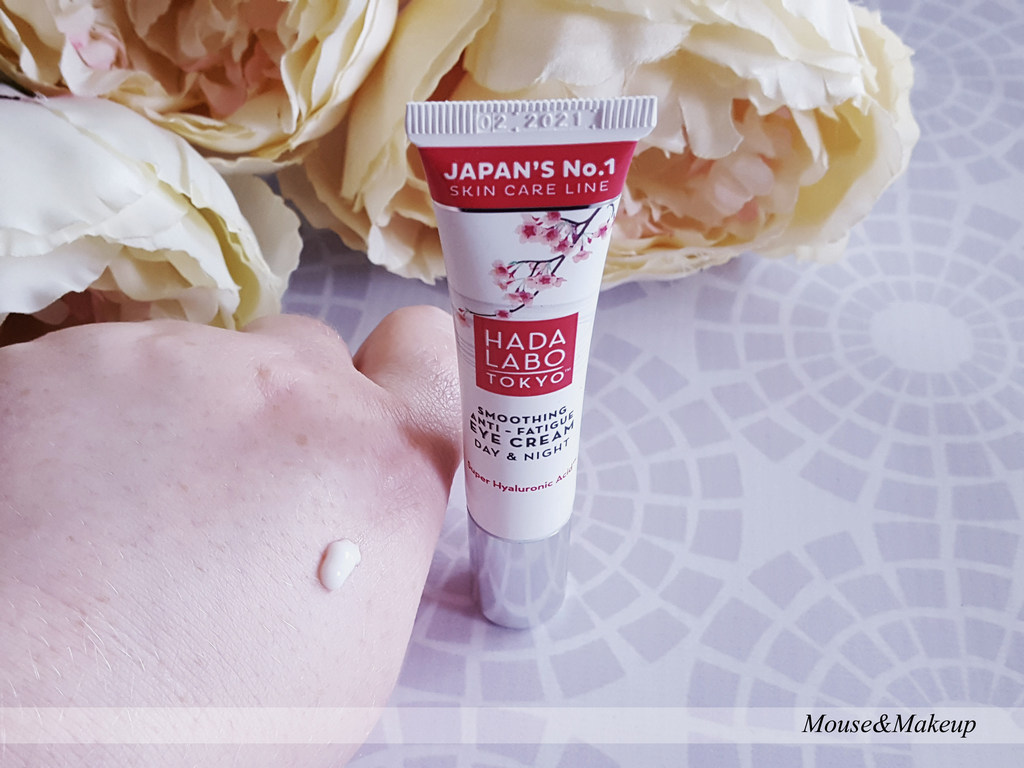 Hada Labo Smoothing AntiFatigue Eye Cream M&M Mouse and Makeup