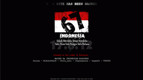 17 Agustus, Hacker Indonesia Beraksi