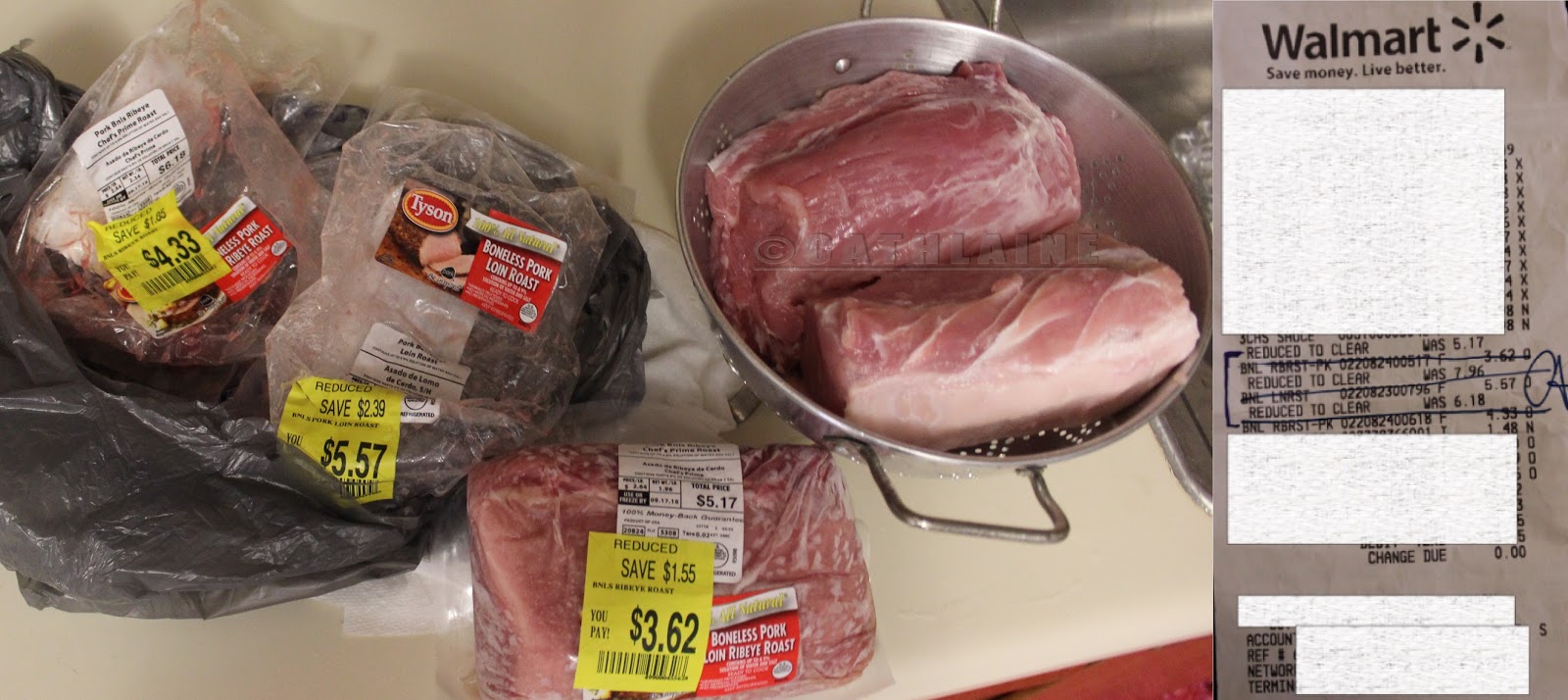 cathlaineworld Walmart Markdown Meat