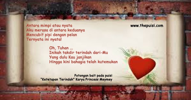 Puisi Bermajas Personifikasi