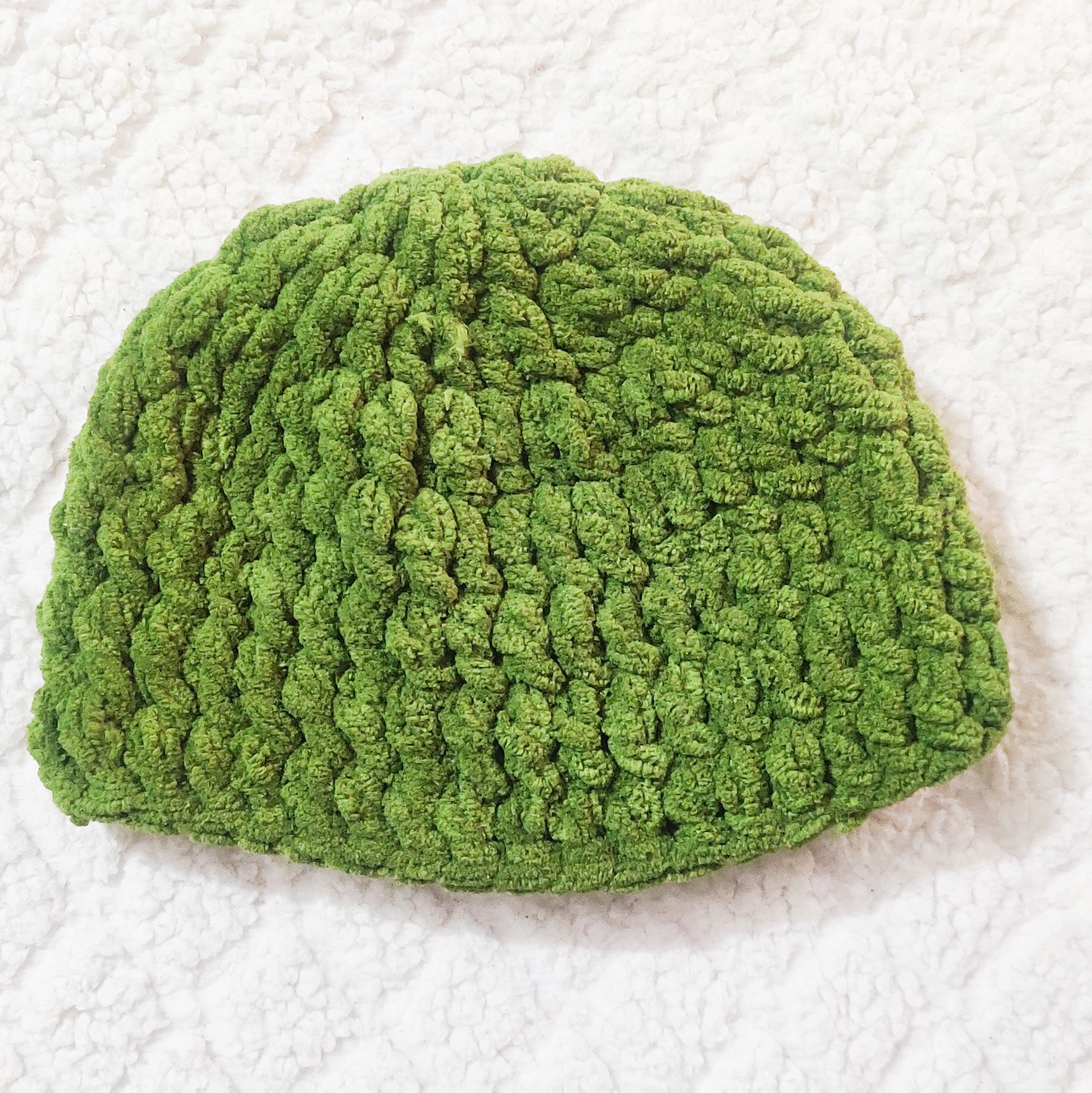 Raji's Craft Hobby: Easy Soft Plush Crochet Frog Baby Hat