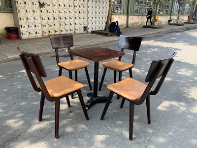Xưởng sản xuất bàn ghế cafe gỗ sắt - Setup bàn ghế quán cafe giá cực rẻ tại HCM 19