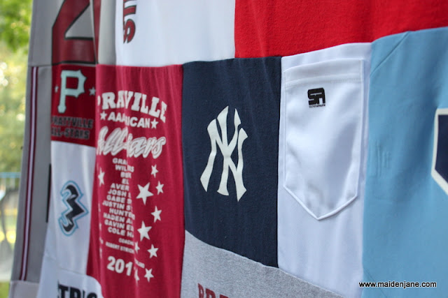 Baseball Memory Quilt