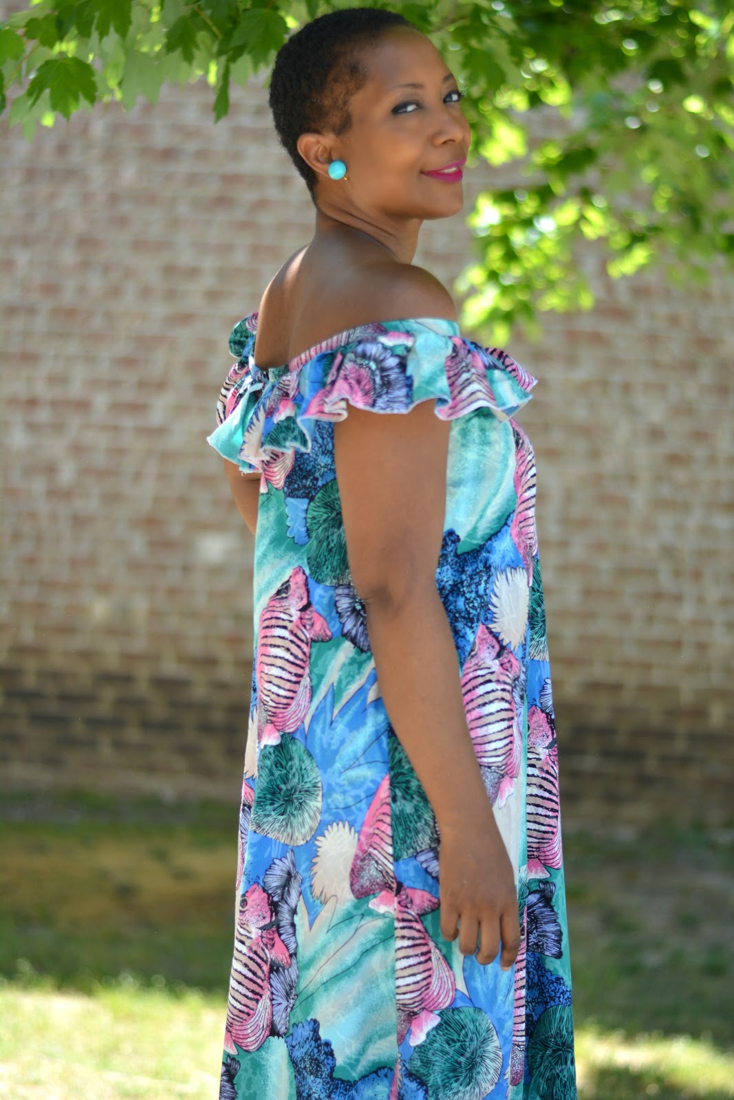 Muumuu to Maxi Dress Refashion | Thriftanista in the City