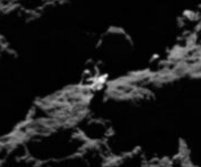 Alien Spaceship seen on Comet 67P. Alien Spaceship seen on Comet 67P.