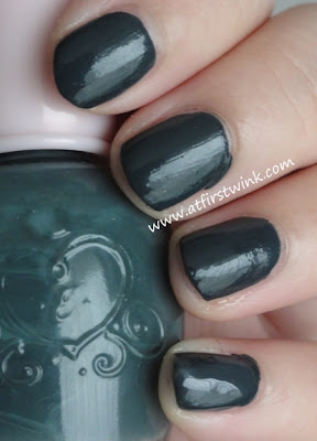 Etude House nail polish DBL603 - Never Navy review