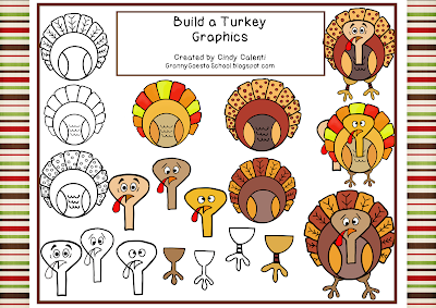 Granny Goes to School: Build - A - Turkey Bundle and a Freebie