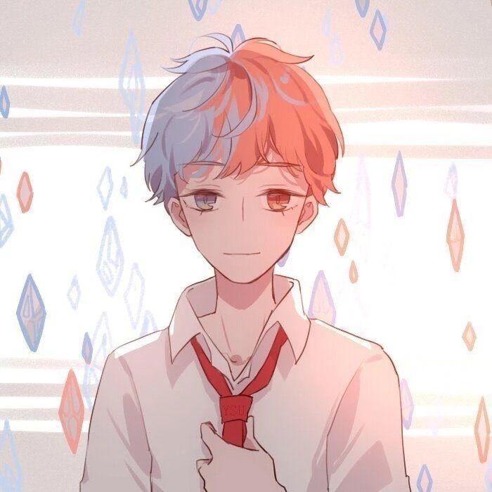 Ảnh avatar anime cặp đôi học sinh