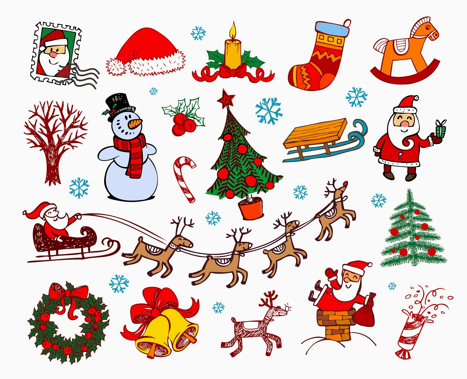 Más de 20 adornos navideños para crear tarjetas de Navidad | wallpaper