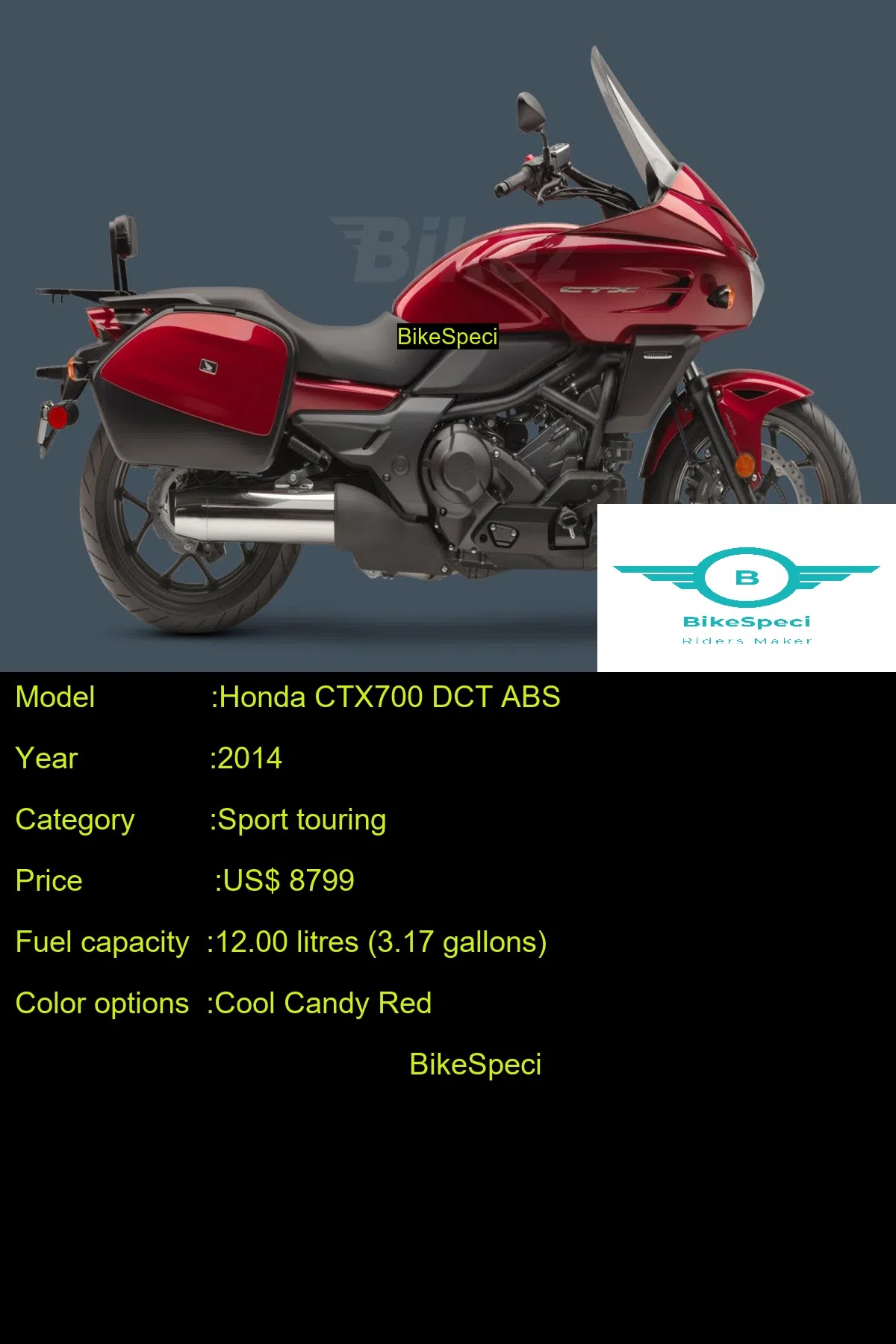 Honda CTX700 DCT ABS | Price, Photos, Millage, Speed, Colours etc ...