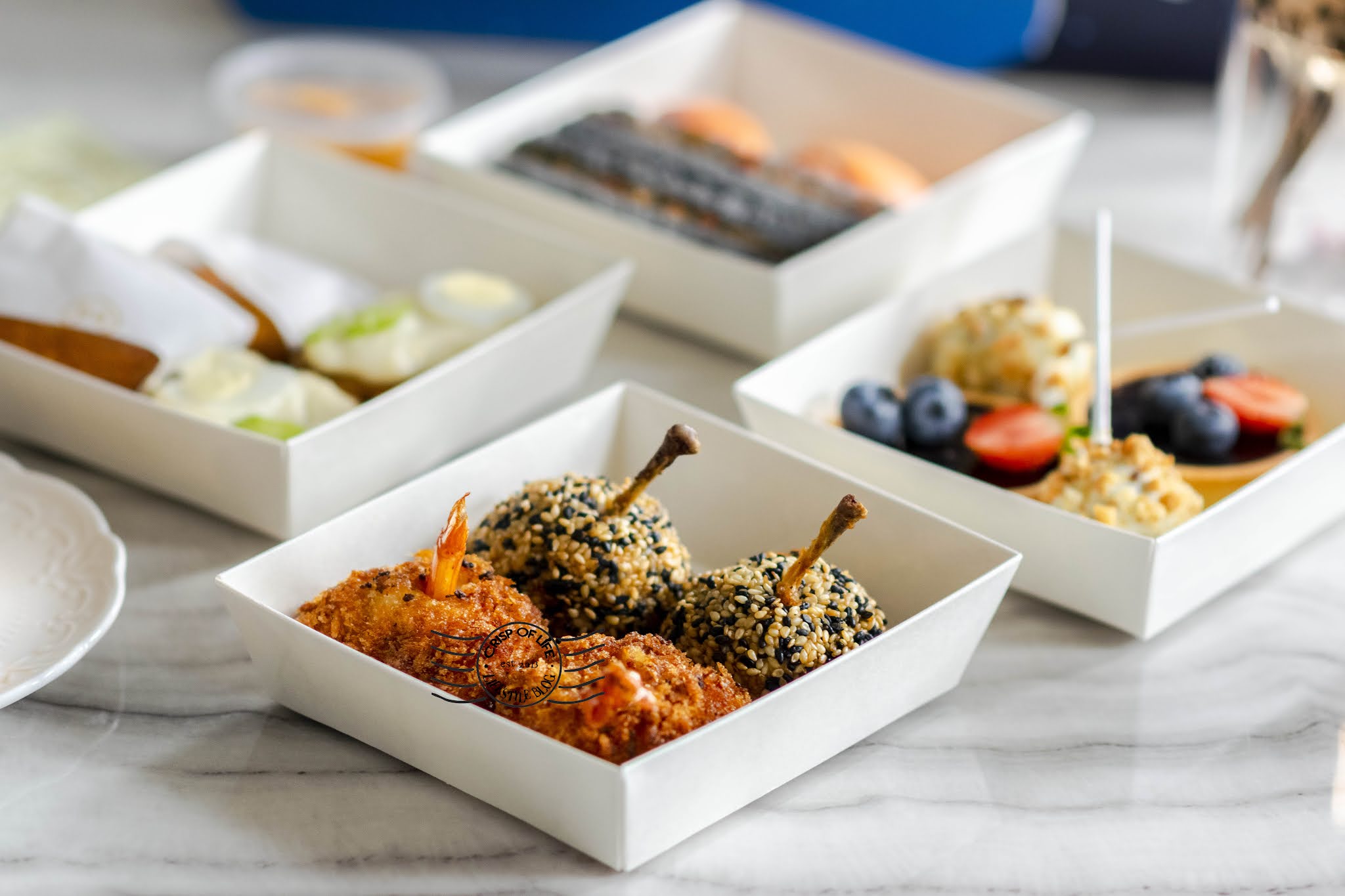 Mid Autumn Afternoon Affairs Tea Set with Mooncakes From The Prestige