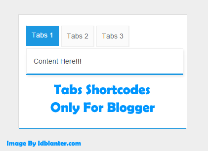 Membuat Tabs Shortcode dengan jQuery di Blog