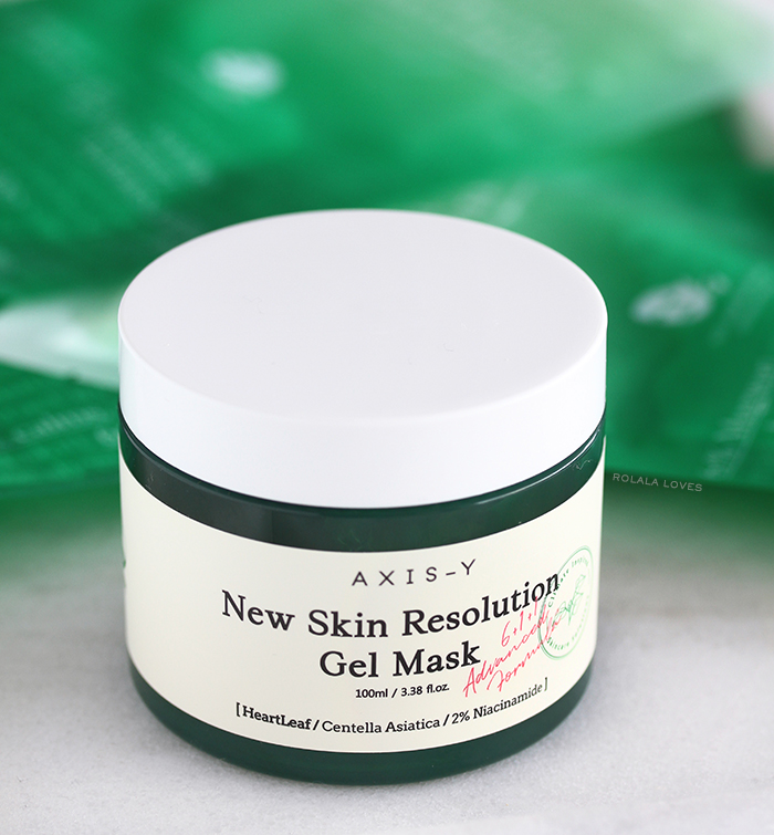 AXIS-Y New Skin Resolution Gel Mask Review,