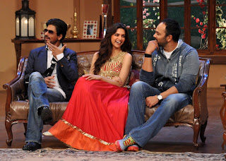 SRK & Deepika Padukone on the sets of 'Comedy Nights with Kapil'