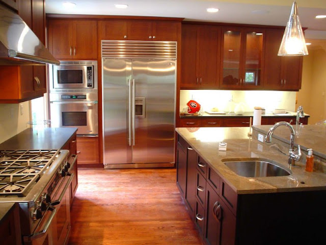 Cuisine en bois moderne