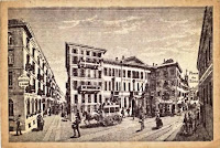 Le I.R. Poste in via Rastrelli Milano diligenze velociferi