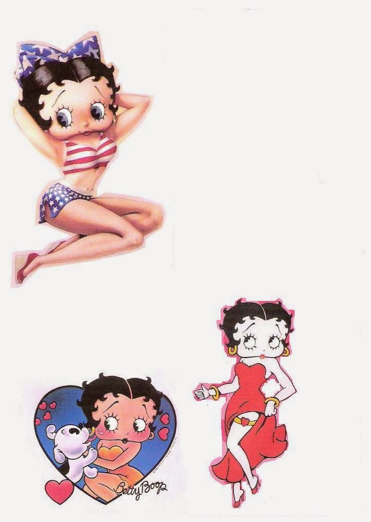Betty Boop Free Printable Cards, Toppers or Labels. - Oh My Fiesta! in  english