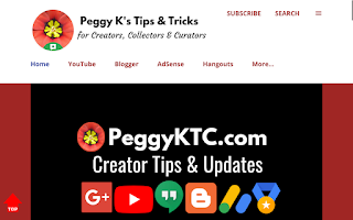 PeggyKTC.com home page