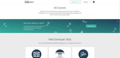 Codeacademy เรียนรู้การเขียนโค้ดออนไลน์