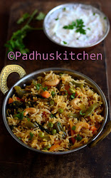 biryani vegetable pressure cooker recipe easy indian veg recipes padhuskitchen rice tamil prepare pulao cooking kerala