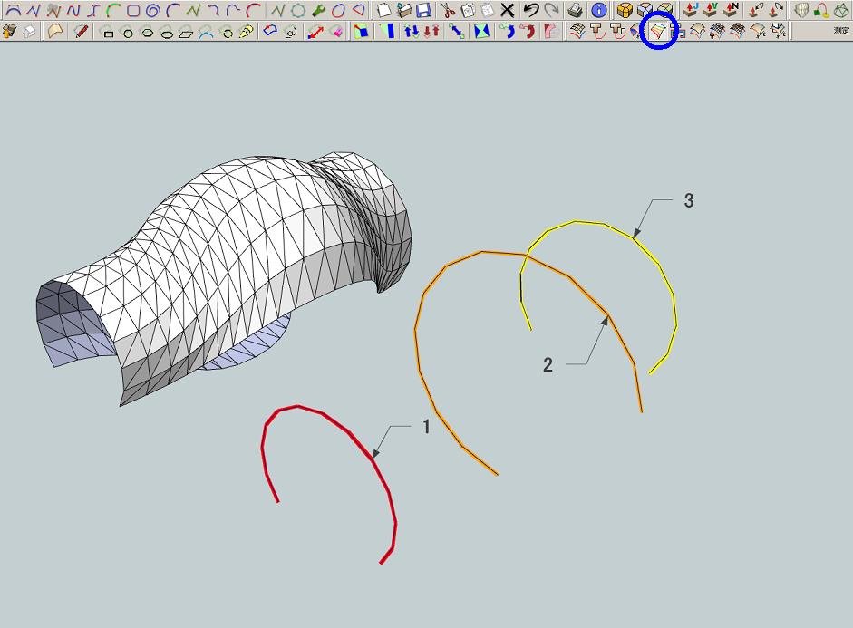 SketchUpでGO!GO!: Plugins_ Extrude Tools