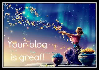 Your blog is great!
