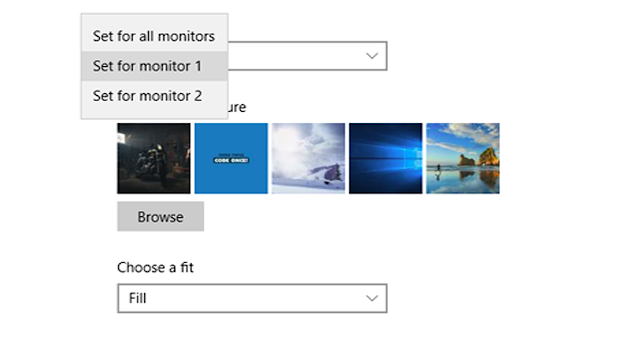 Cara setting Dual Monitor Windows 10