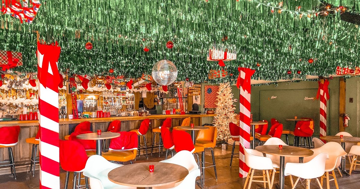 This Christmas Miracle Pop Up Bar in Houston Is Like Visiting Santa’s