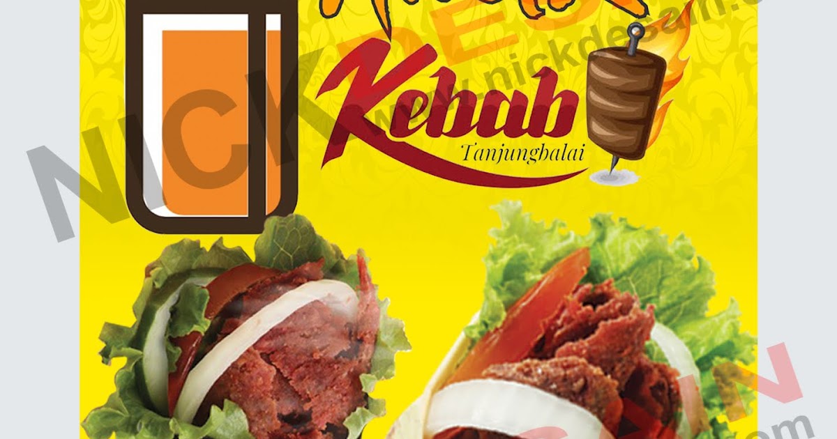 Konsep Desain Spanduk Kebab