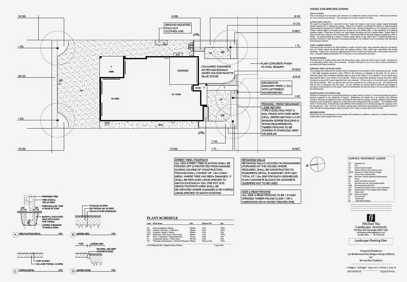 Our Milano Four Build Bingara Landscaping and Garden