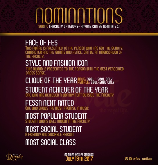 The Fes Dinner And Awards 8TH Edition Themed La Vie Royale The Fes Dinner And Awards 8TH Edition Themed La Vie Royale